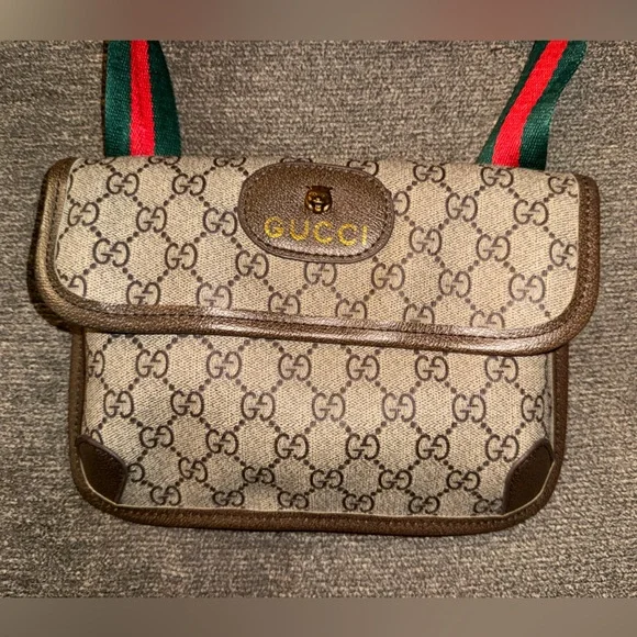 Stylish Canvas Waist Bag with Web Strap - Picture 1 of 9